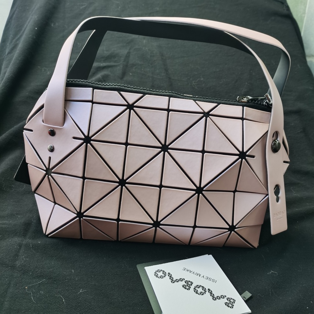 Issey Miyake Pink Geometric Women's Bag